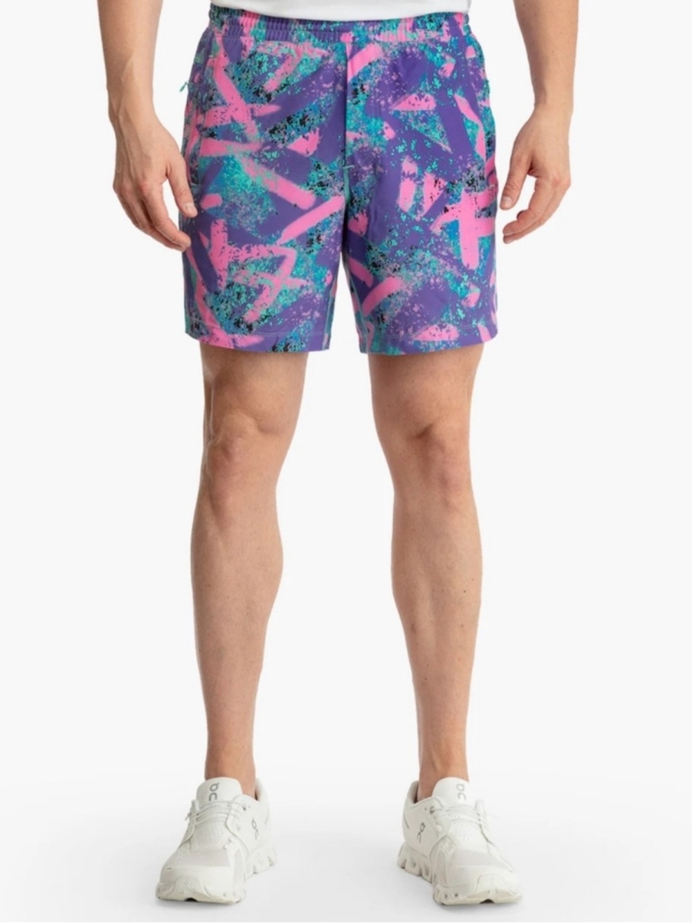 Birddogs Men's Boom Baysiders Gym Shorts Lined 9" Pink Purple
Blue XL